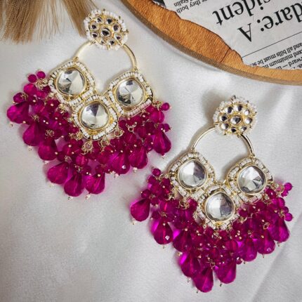 Palki Chandbali (Pink)
