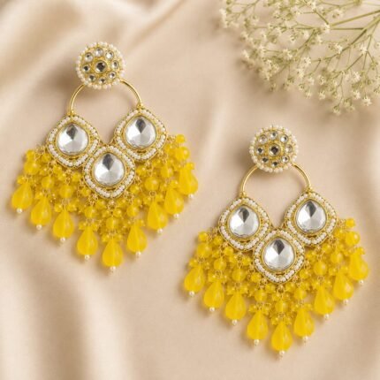 Palki Chandbali (Yellow)