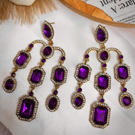 Deepika Inspired Danglers (Purple)