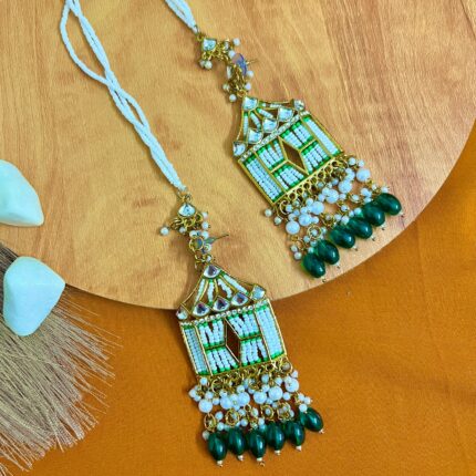 Palki Earrings (Green)