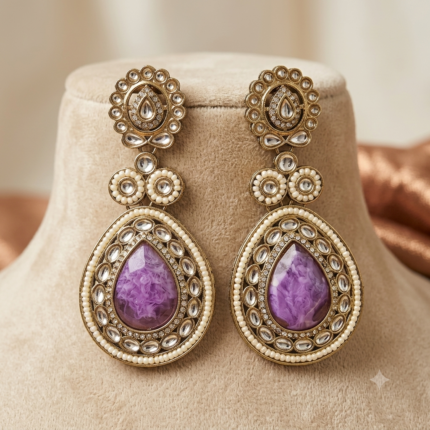 Sadyaa Earrings (Purple)