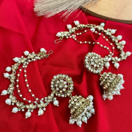 Kriwa Reverse AD Jhumka with Sahara