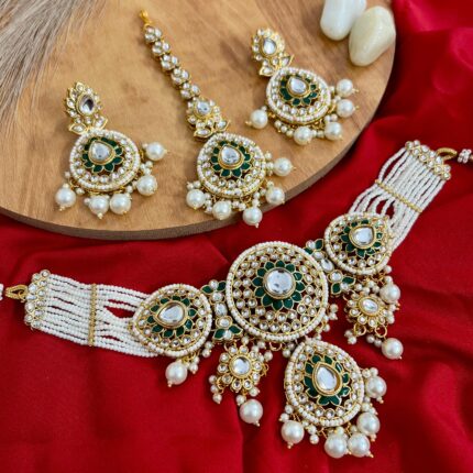 Sunaina Premium Kundan Choker Set
