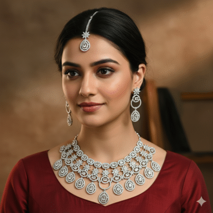 Rose AD Necklace (White)