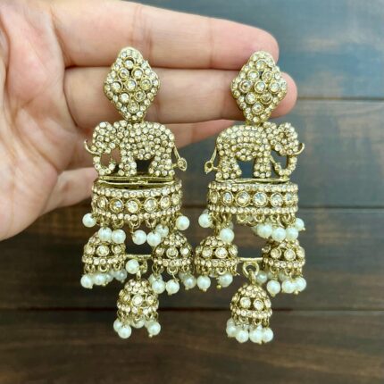 Mahiya Jhumka (Golden)