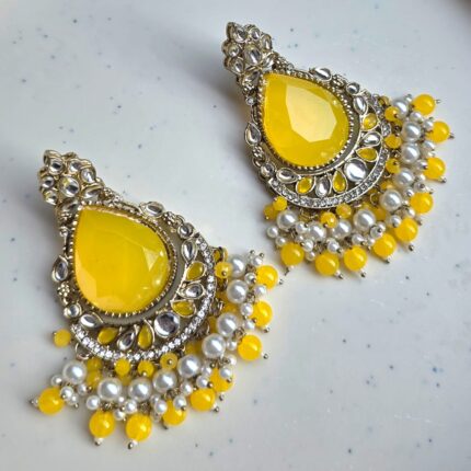 Amani Earrings (Yellow)