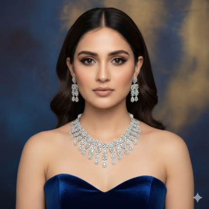 Daisy AD Necklace Set (White)