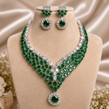 Mirula AD Choker NeckSet (Green)
