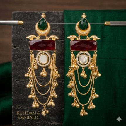 Maitri Premium Kashmiri Jhumka Earrings 
