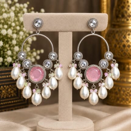 Hridika Pearl Earrings (Pastel)